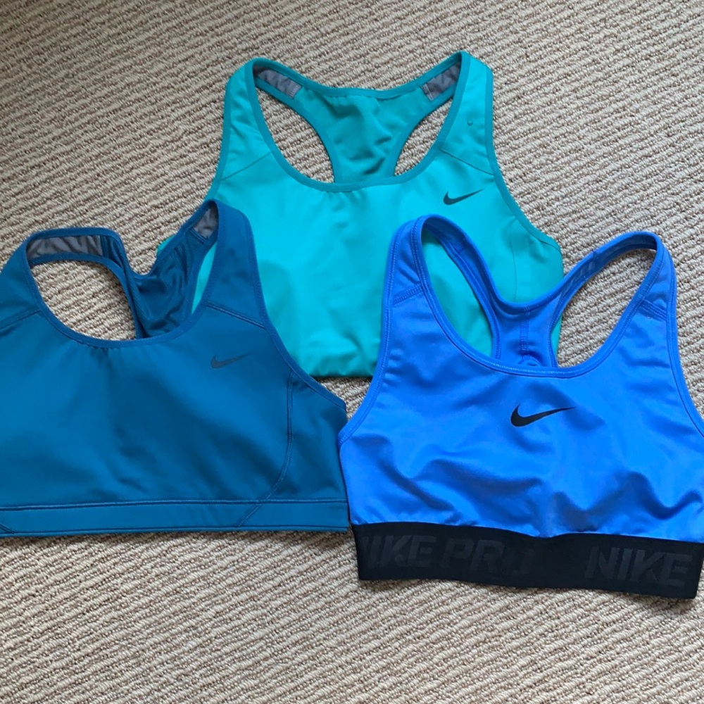 Nike Sports Bras - EUC, Lot of 3.